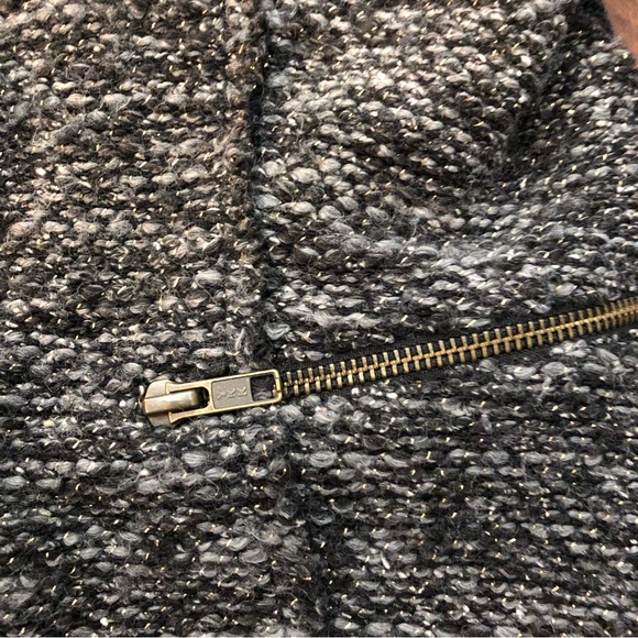 Anthropologie Cartonnier Glimmer Tweed Jacket Blazer Size Medium - Picture 10 of 11